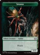 Insecto (0012) // Araña Ficha de dos caras [Duskmourn: House of Horror Commander Tokens]
