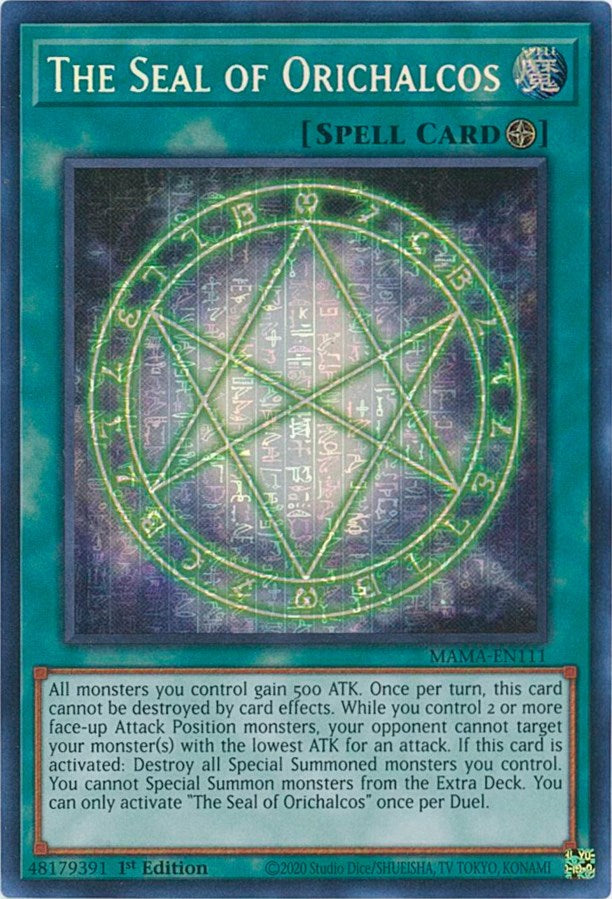 Le Sceau d'Orichalque [MAMA-FR111] Secret Pharaonique Rare