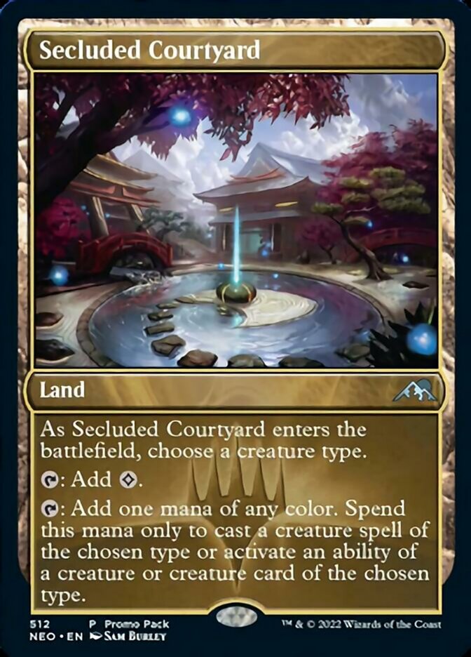 Cour de l'ermite (Pack promo) [Kamigawa: Neon Dynasty Promos]