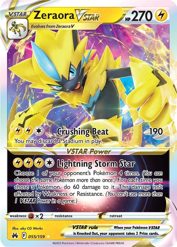 Zeraora VSTAR (055/159) [Espada y Escudo: Cenit Supremos]