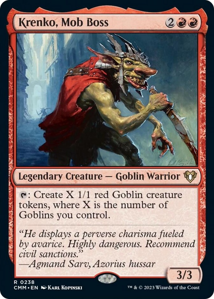 Krenko, parrain de la pègre [Commander Masters]