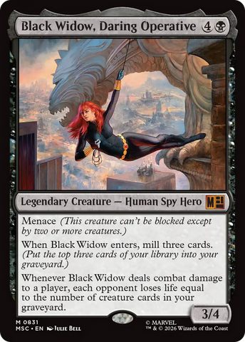 Black Widow, Agente Temeraria [Marvel Super Héroes Commander]