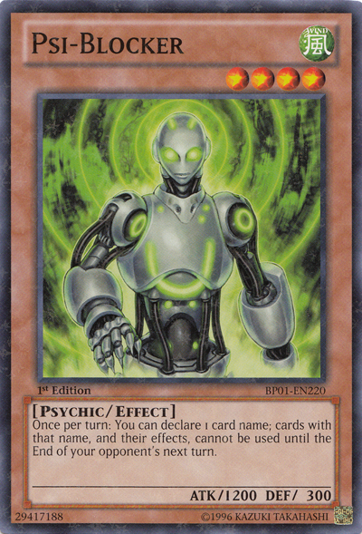 Bloqueador Psi [BP01-EN220] Rara Starfoil