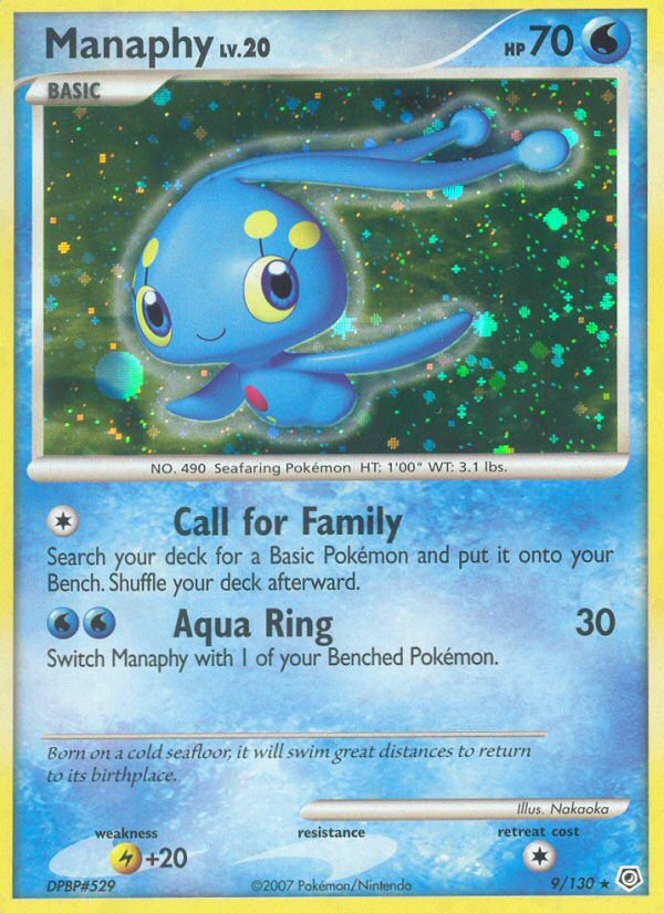Manaphy (9/130) [Diamant & Perle : Set de Base]