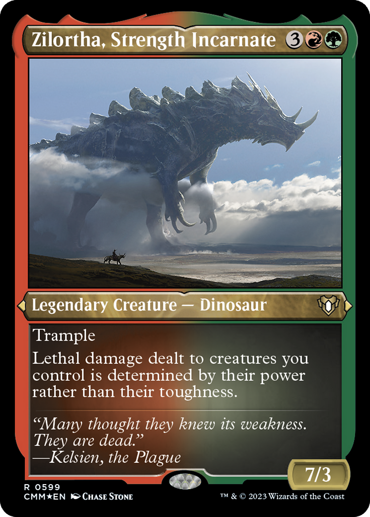 Zilortha, Incarnation de la Force (gravure Premium) [Commander Masters]