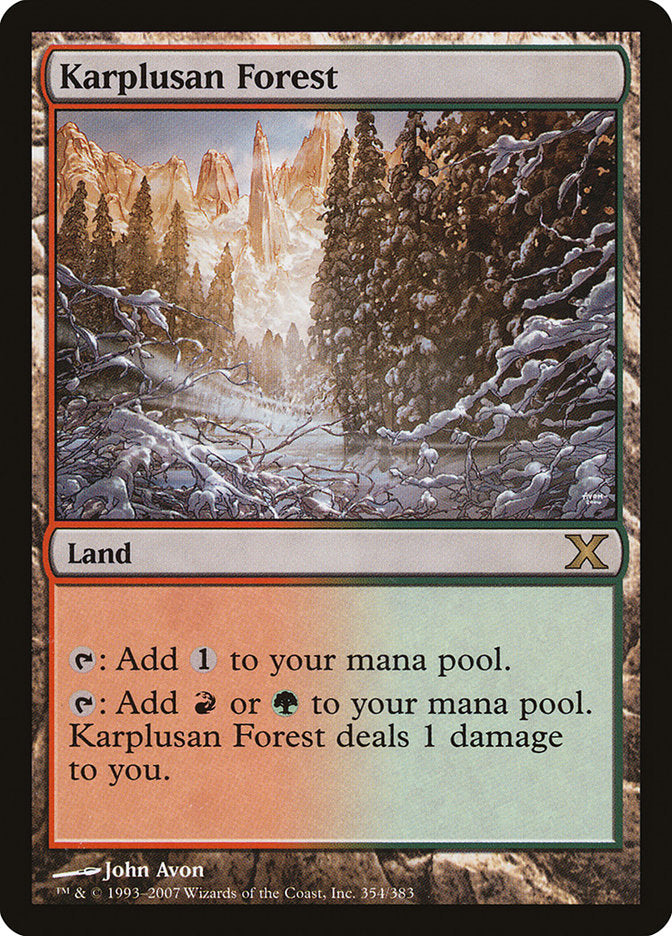 Forêt de Karplus [Dixième édition]