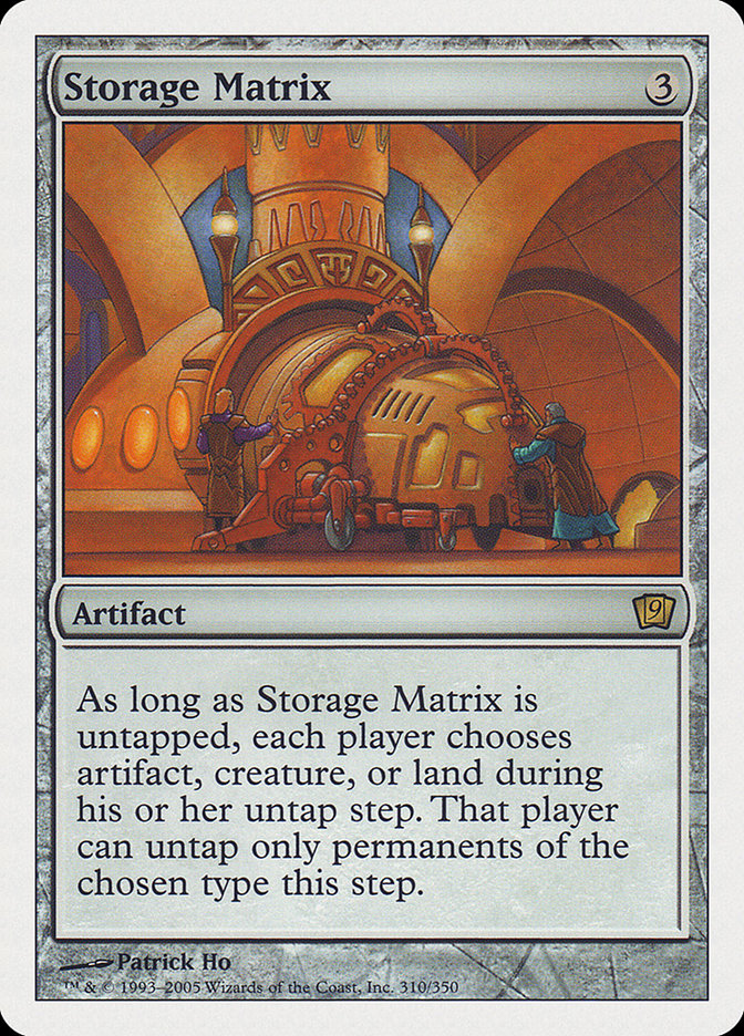 Matrice de stockage [Neuvième édition]
