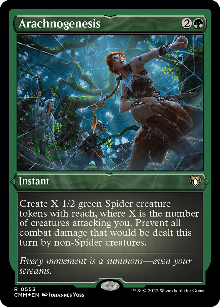 Arachnogenèse (Gravure à l'acide) [Commander Masters]