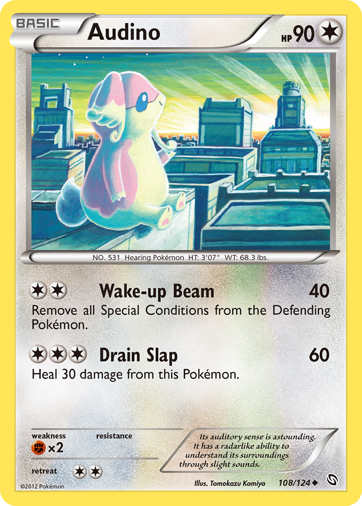 Audino (108/124) [Negro y Blanco: Dragones Majestuosos]