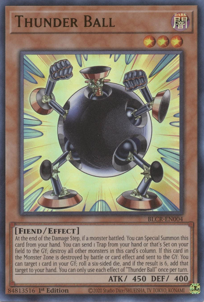 Bola de trueno [BLCR-EN004] Ultra Rara