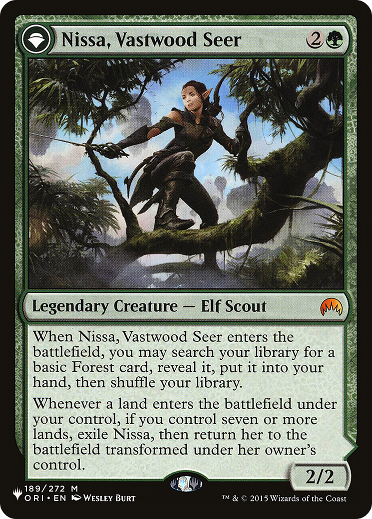 Nissa, Gardienne des Bois // Nissa, sage animiste [Secret Lair: De mignon à brutal]