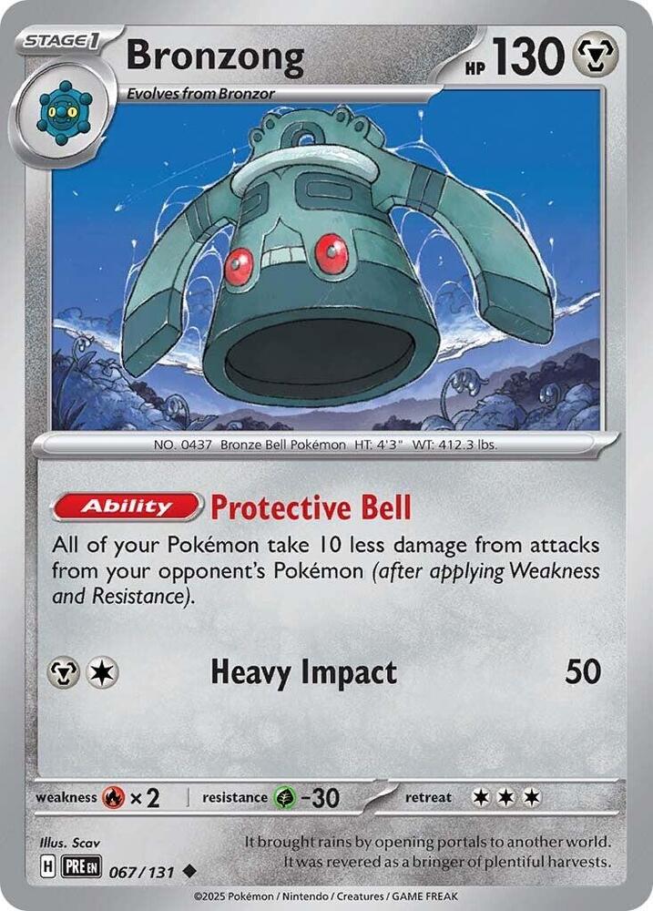 Bronzong (067/131) [Écarlate et Violet : Évolutions Prismatiques]