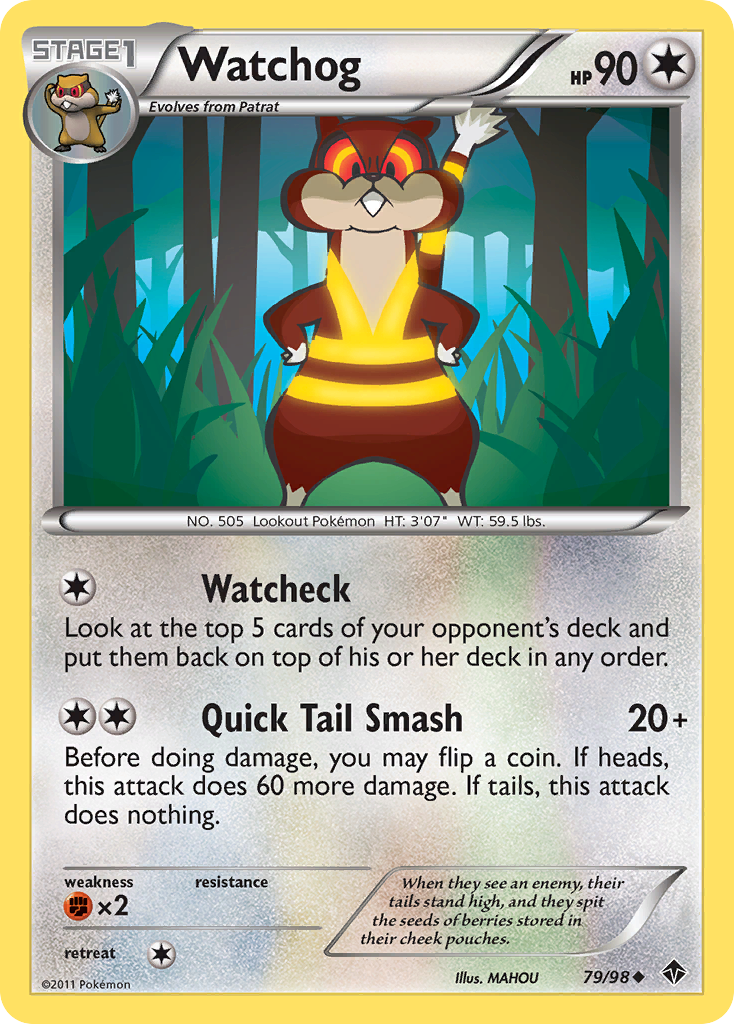 Watchog (79/98) [Negro y Blanco: Poderes Emergentes]