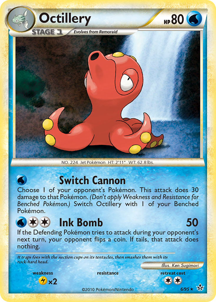 Octillery (6/95) [HeartGold & SoulSilver: Indomptable]