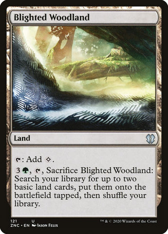 Bosque contaminado [Commander de Zendikar Rising]