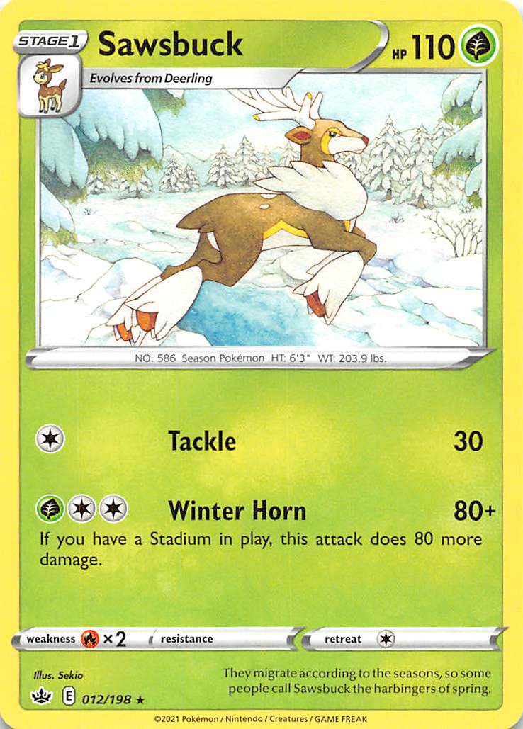 Sawsbuck (012/198) [Espada y Escudo: Reinado Gélido]