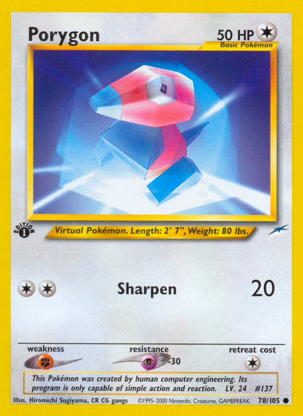 Porygon (78/105) [Neo Destiny 1ª edición]
