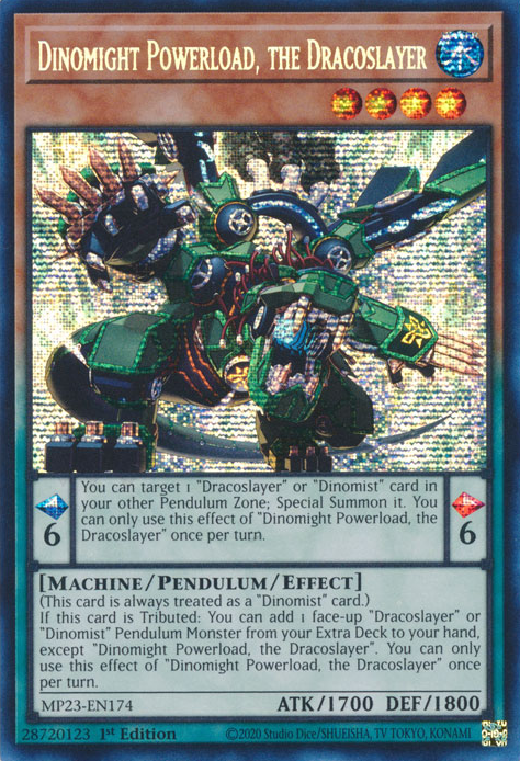Dinomight, le Dracossassin surpuissant [MP23-FR174] Secret Rare Prismatique