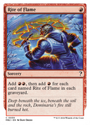 Rite of Flame (Bord blanc) [Mystery Booster 2]