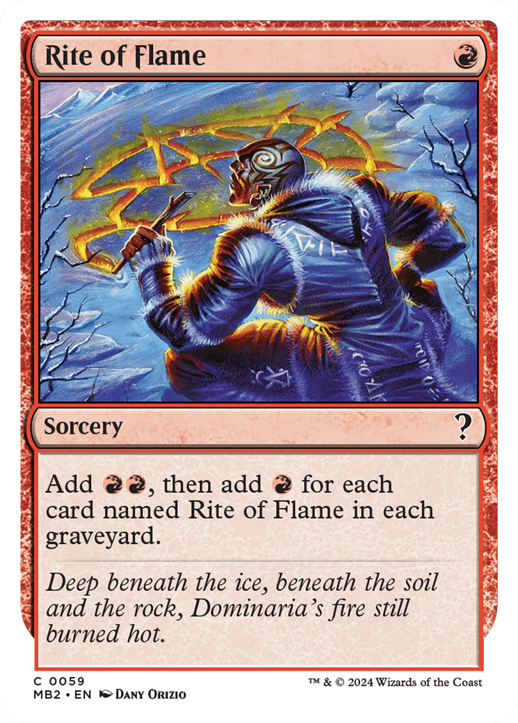 Rite of Flame (Bord blanc) [Mystery Booster 2]