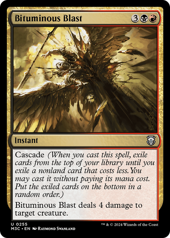 Explosión Bituminosa [Commander de Modern Horizons 3]