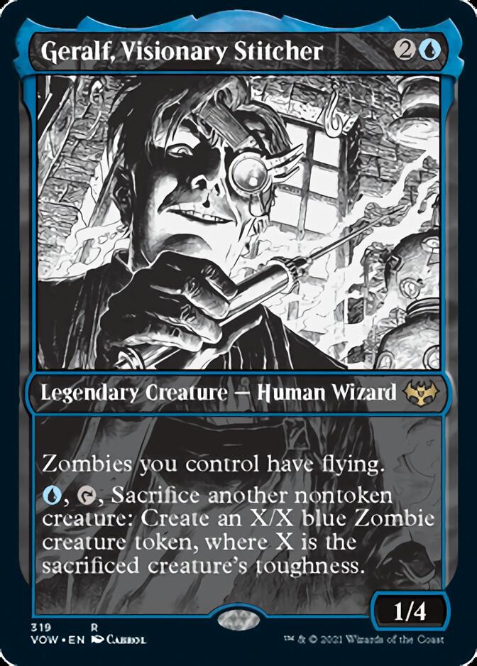 Geralf, couturier visionnaire (vitrine Nuit éternelle) [Innistrad: Noce écarlate]