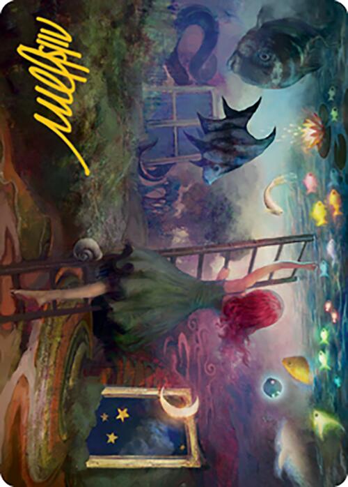 Carte artistique Rêves lucides (Signature estampillée or) [Série d'illustrations Horizons du Modern 2]
