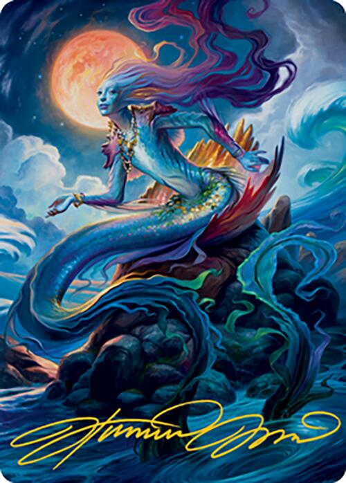 Svyelun de la Mer et du Ciel, carte illustrée (24) (Signature estampée or) [Série artistique Modern Horizons 2]