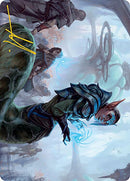 Lonis, cryptozoologue - Carte illustrée (Signature estampillée or) [Série d'illustrations Horizons du Modern 2]