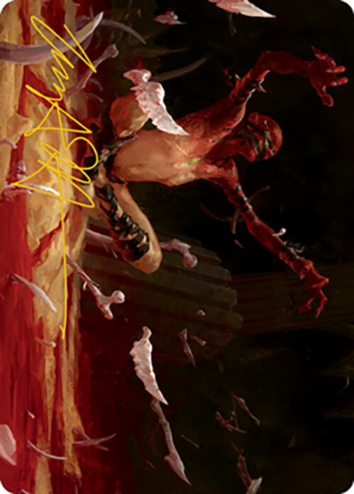 Éclats d'os Carte artistique (Signature estampée or) [Série artistique Modern Horizons 2]