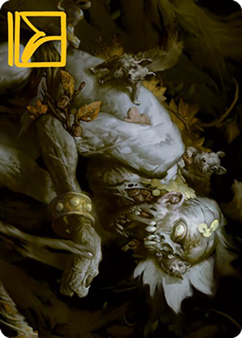 Carte d'art Shambleur niché (signature estampillée or) [Série d'art Modern Horizons 2]