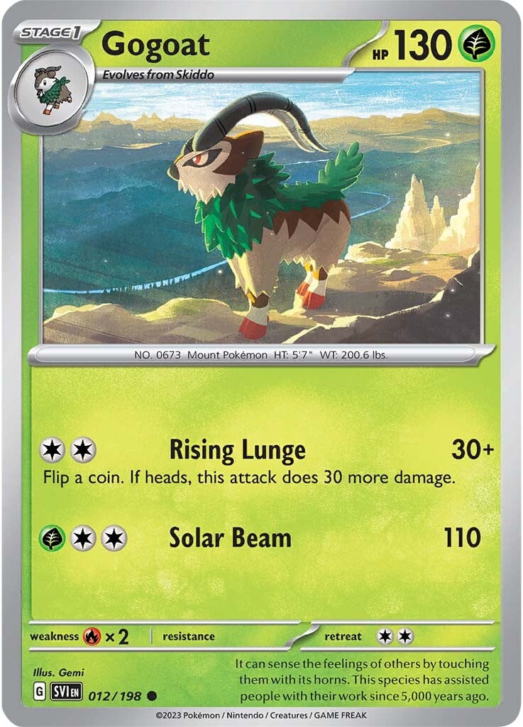 Gogoat (012/198) [Escarlata y Púrpura: Set Base]