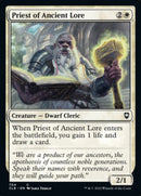 Sacerdote del saber antiguo [Commander Legends: Batalla por Puerta de Baldur]