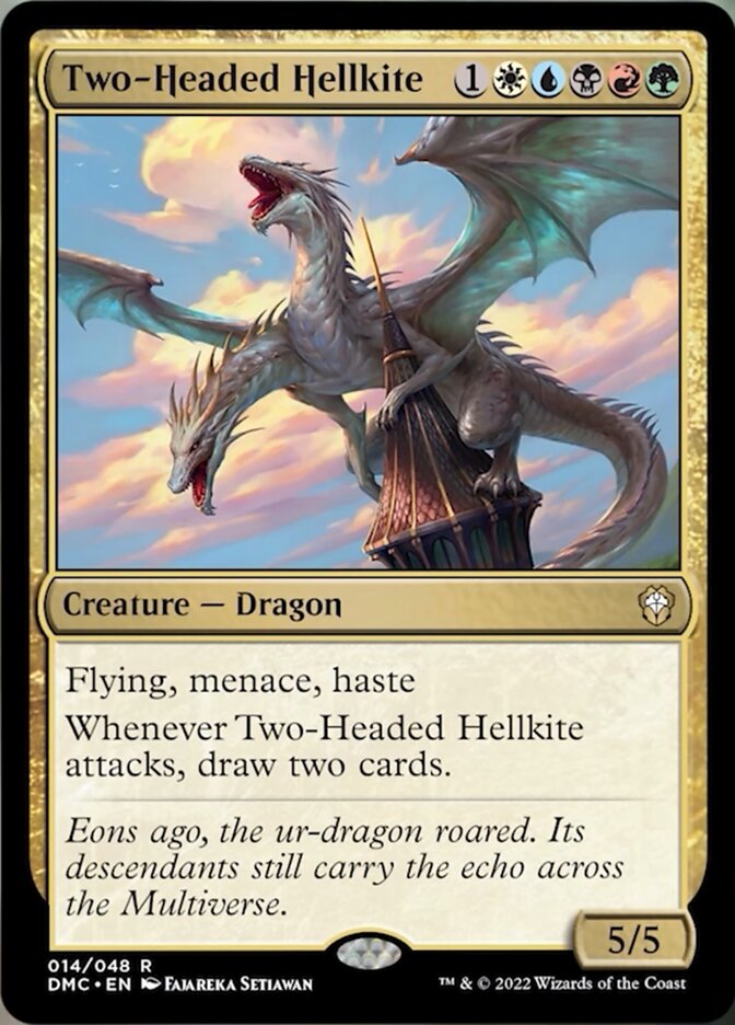 Hydre infernale bicéphale [Commander Dominaria uni]