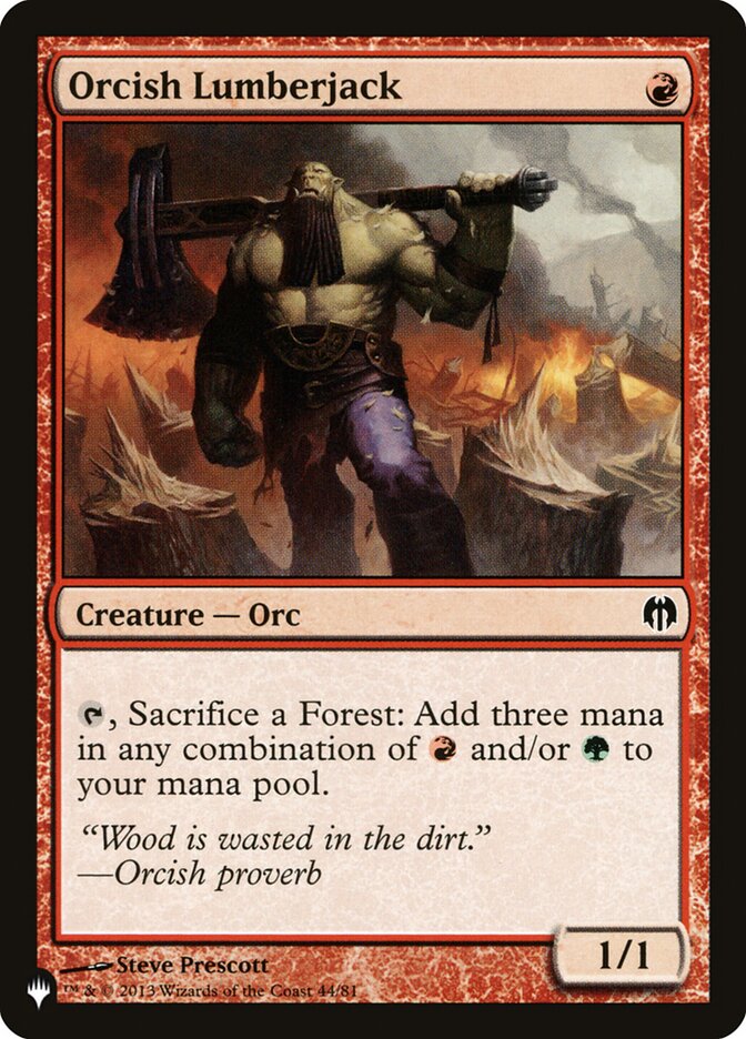 Bûcheron orque [The List]