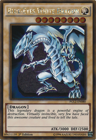 Dragon Blanc aux Yeux Bleus [PGL2-FR080] Gold Rare