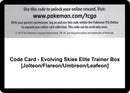 Image for Code Card - Evolving Skies Elite Trainer Box [Jolteon/Flareon/Umbreon/Leafeon] - Pokemon