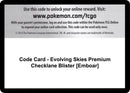 Image for Code Card - Evolving Skies Premium Checklane Blister [Emboar] - Pokemon