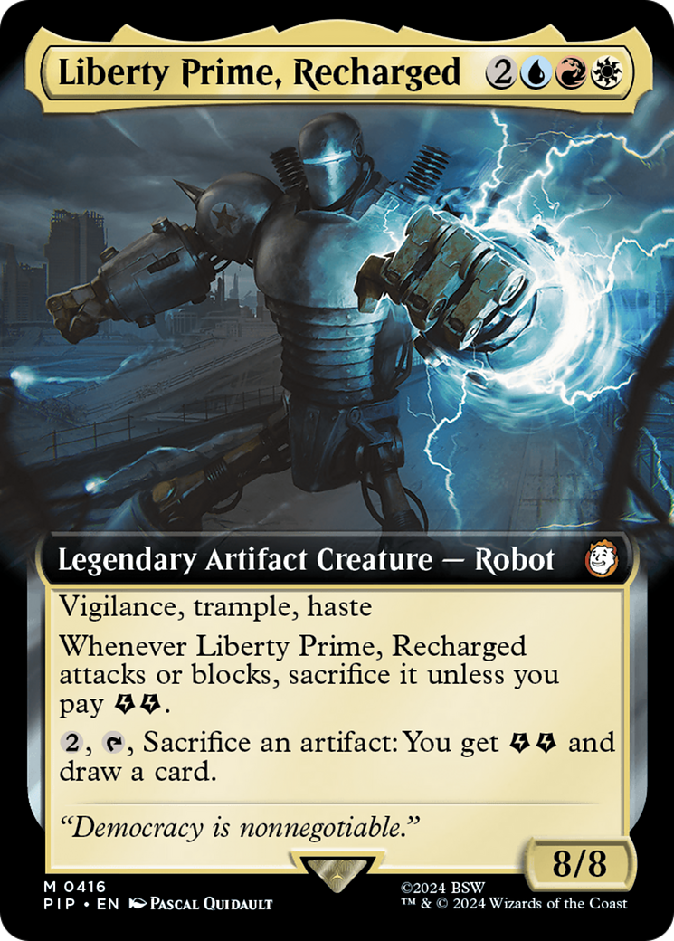 Liberty Prime, recargado (arte extendido) [Fallout]