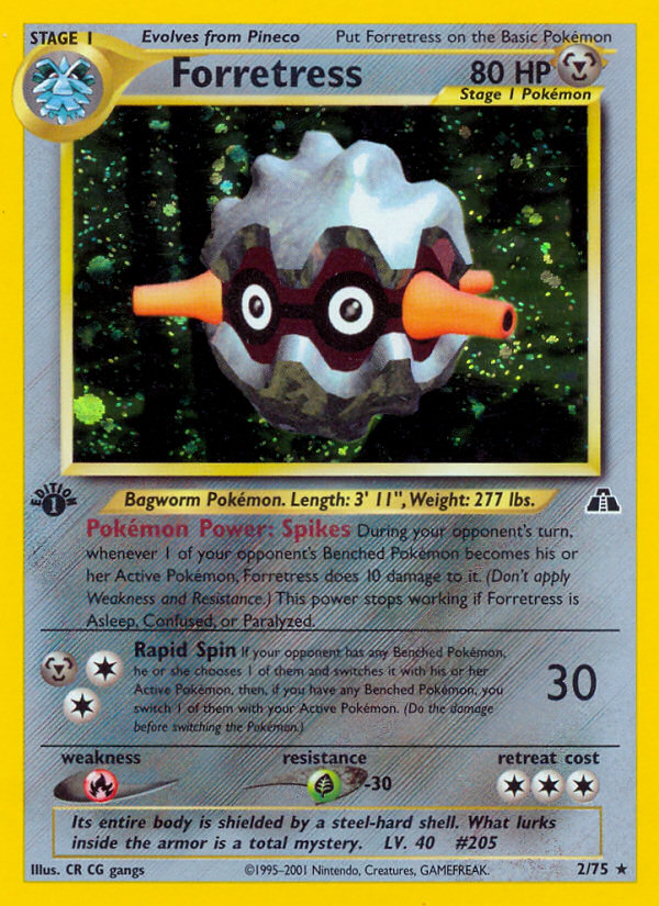Forretress (2/75) [Neo Discovery 1ère édition]