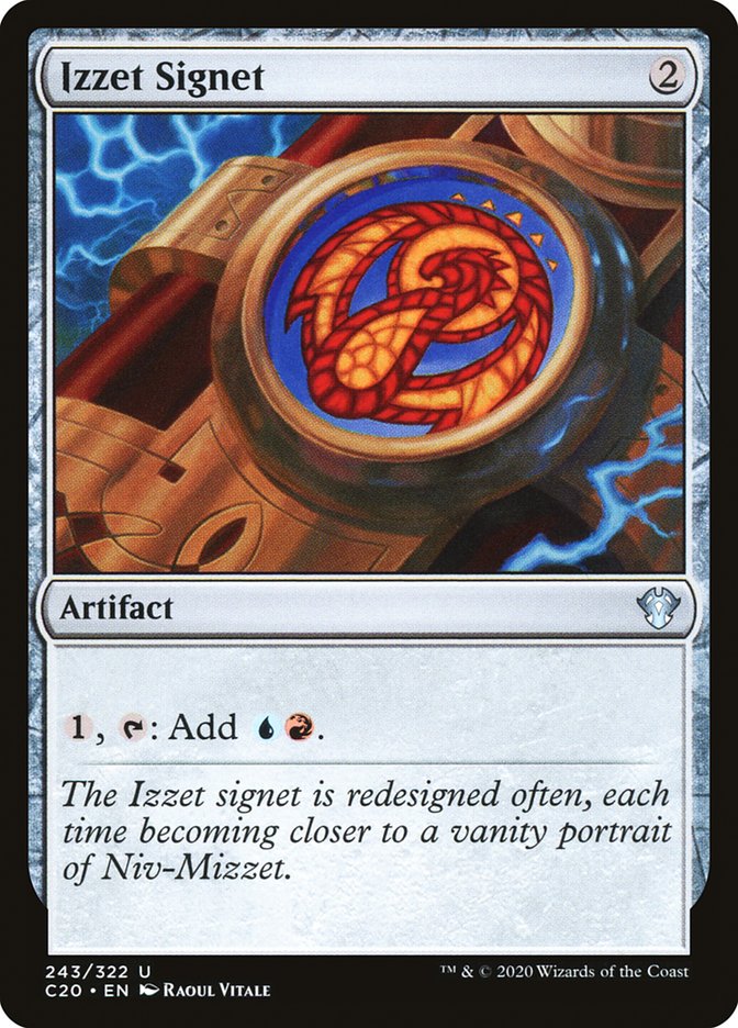 Cachet Izzet [Commander 2020]