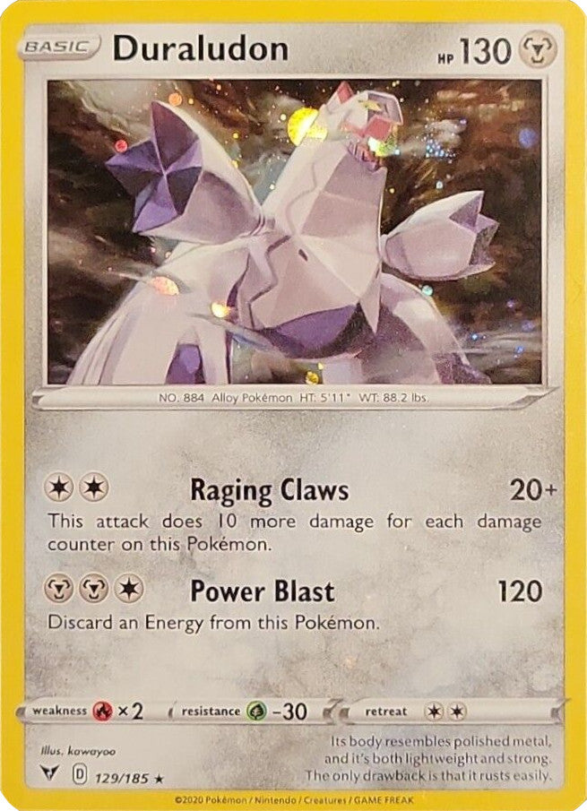 Duraludon (129/185) (Holo Cósmico) [Espada y Escudo: Voltaje Vívido]