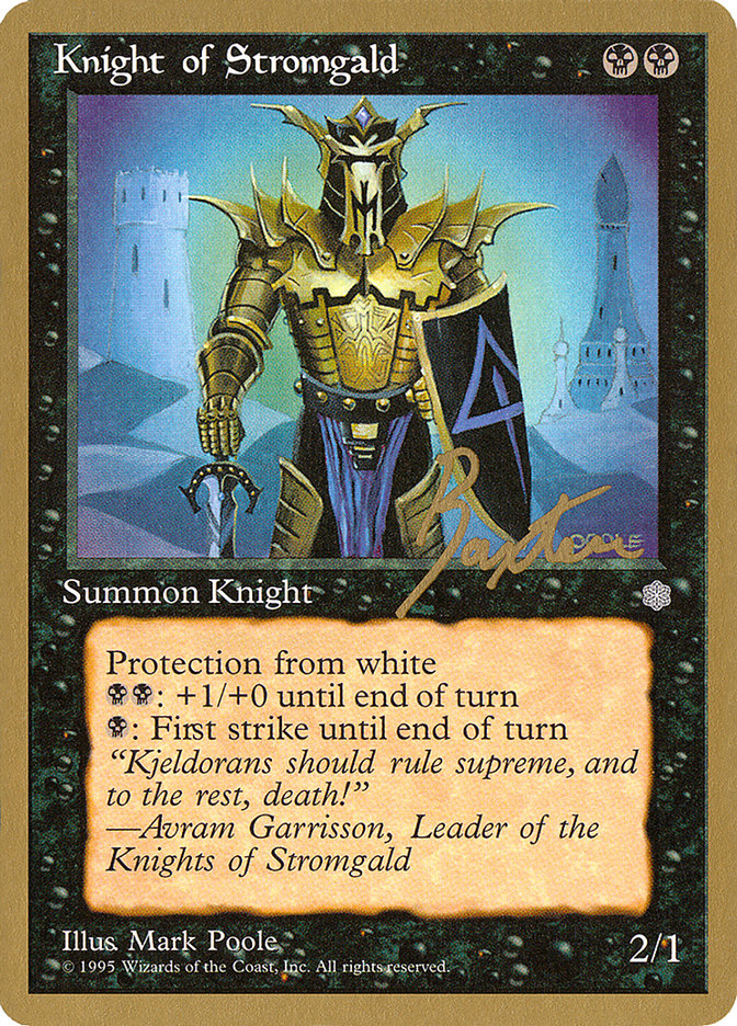 Caballero de Stromgald (George Baxter) [Pro Tour Collector Set]