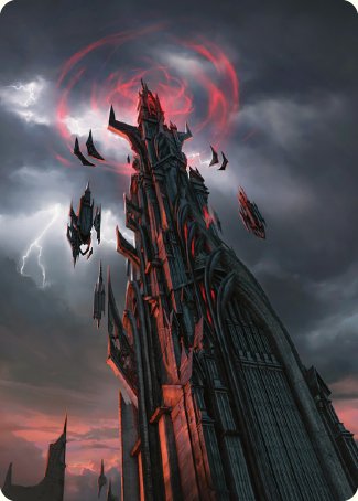 Carte artistique Barad-dûr [Le Seigneur des Anneaux : Contes de la Terre du Milieu - Série artistique]