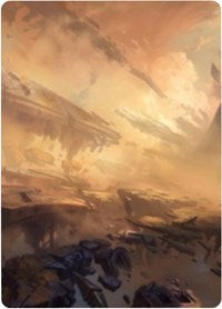 Tarjeta de arte Llanura 1 [Serie de arte de Zendikar Rising]
