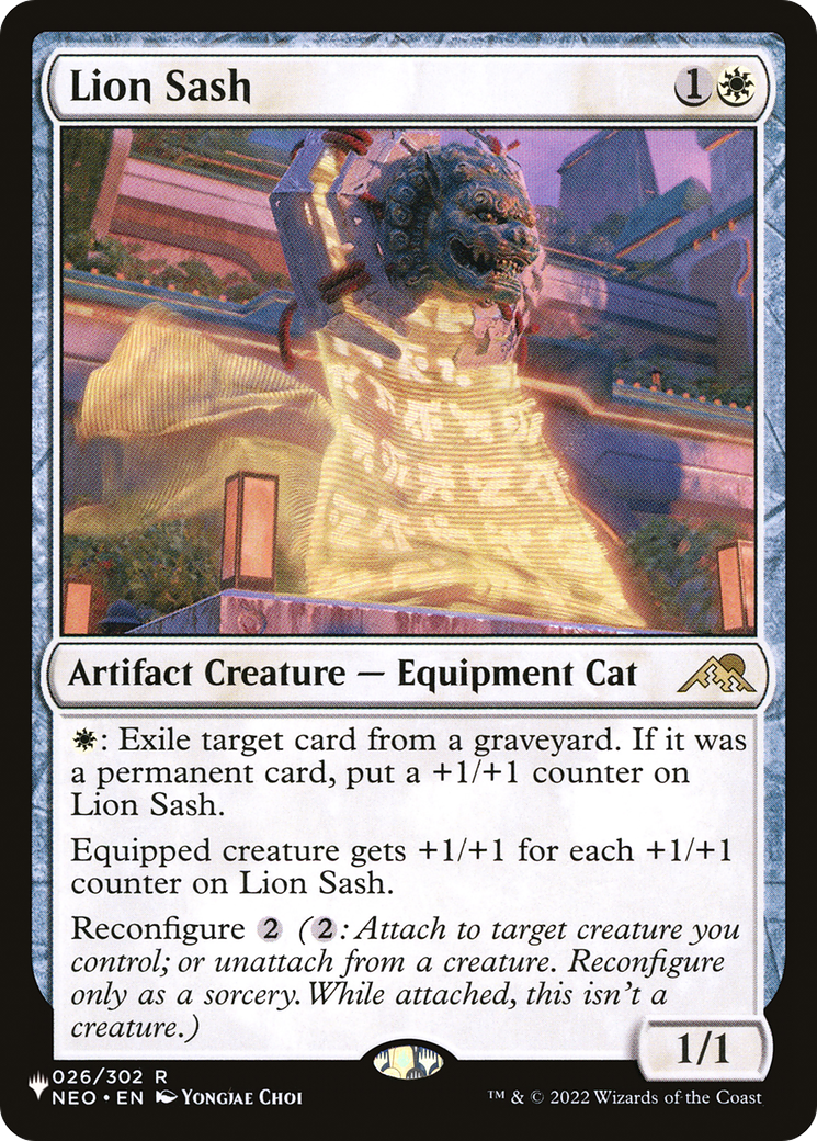 Lion Sash [La liste]