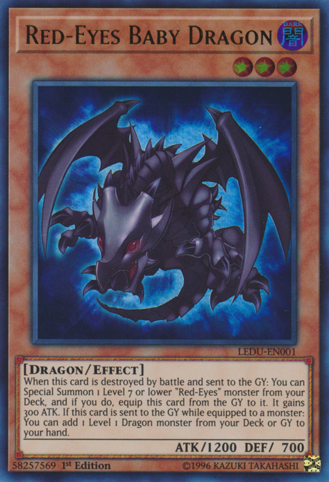 Bébé Dragon aux Yeux Rouges [LEDU-FR001] Ultra Rare