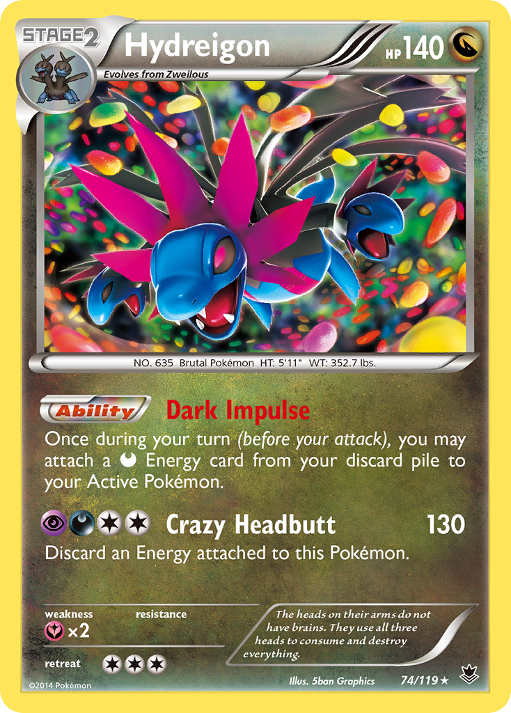 Hydreigon (74/119) [XY: Forces Cachées]