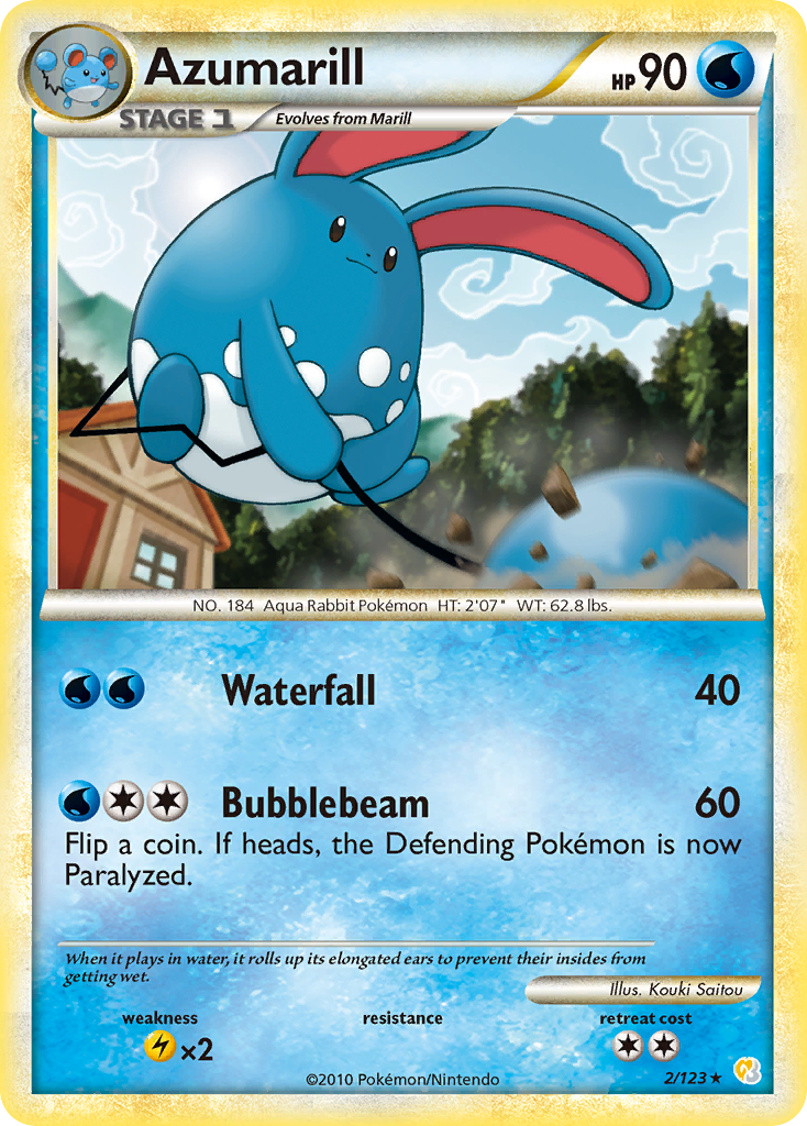 Azumarill (2/123) [HeartGold & SoulSilver : Set de Base]