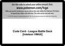 Image for Code Card - League Battle Deck [Inteleon VMAX] (MCAP) - Pokemon